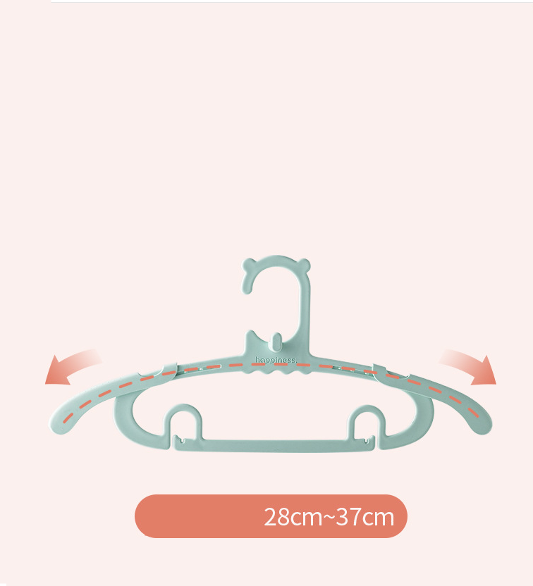 Kleiderbügel multifunktional und ausziehbar (Baby/Kind) - 10 Stk