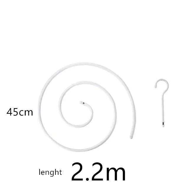 Spiraler Trocknungsbügel für Bettlaken