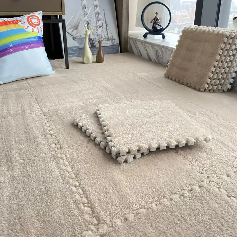 12 Stück weiche Schaumstoff-Puzzle-Bodenmatten