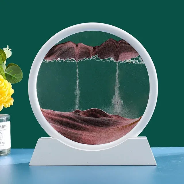 3D Bewegende Sandkunst Sanduhr