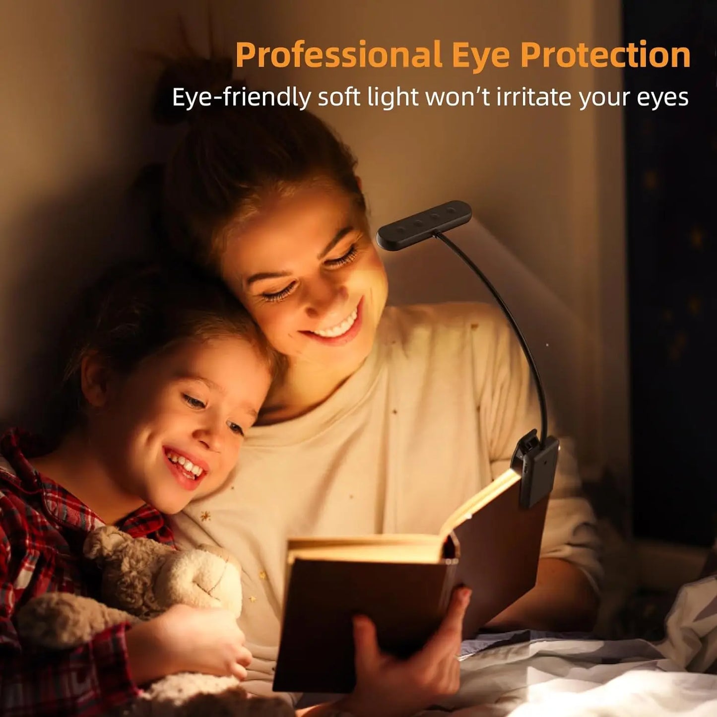 LED-Leselampe mit Clip