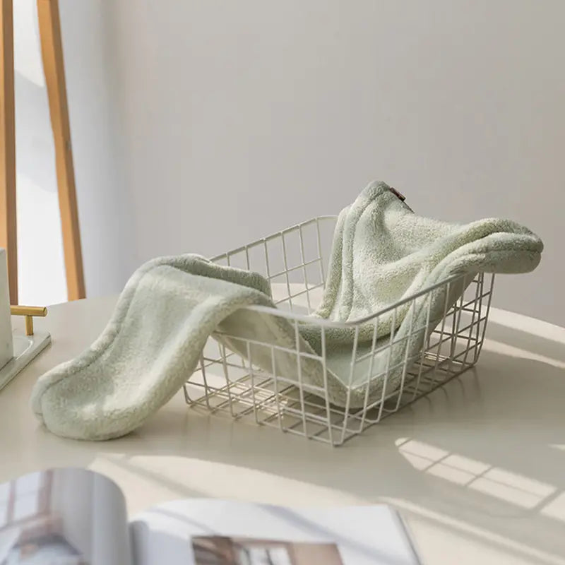 Turban-Handtuch mit Knopf