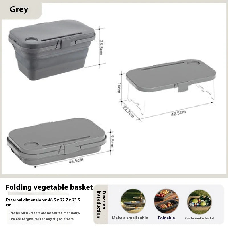 Klappbarer Picknick- & Einkaufskorb
