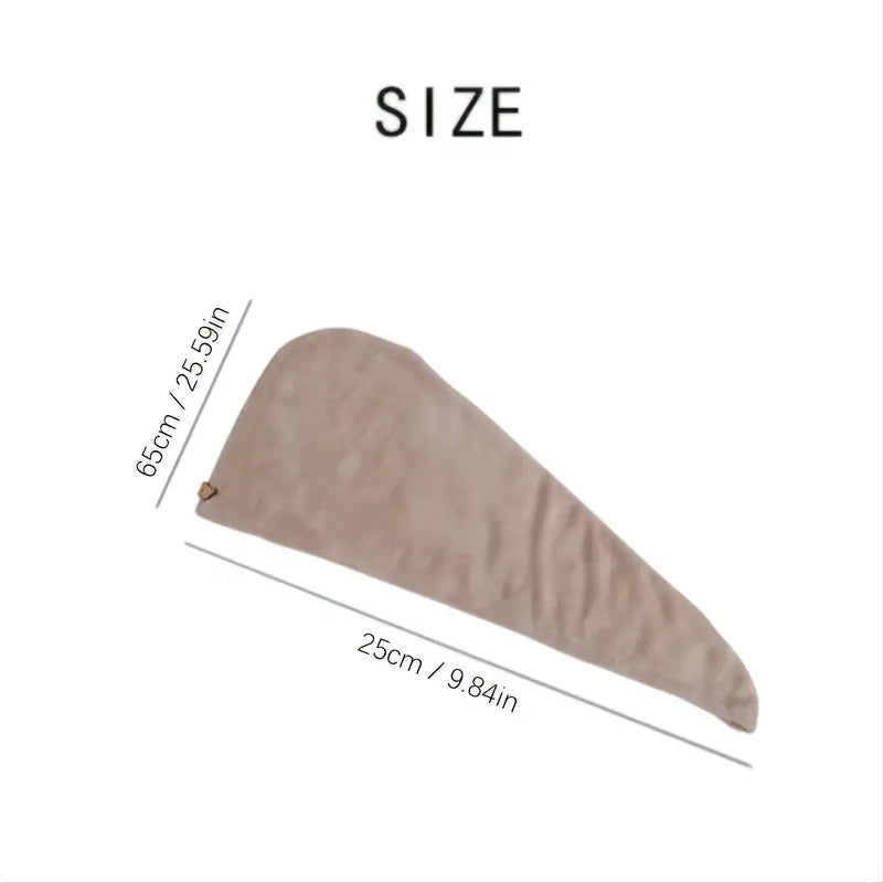 Turban-Handtuch mit Knopf